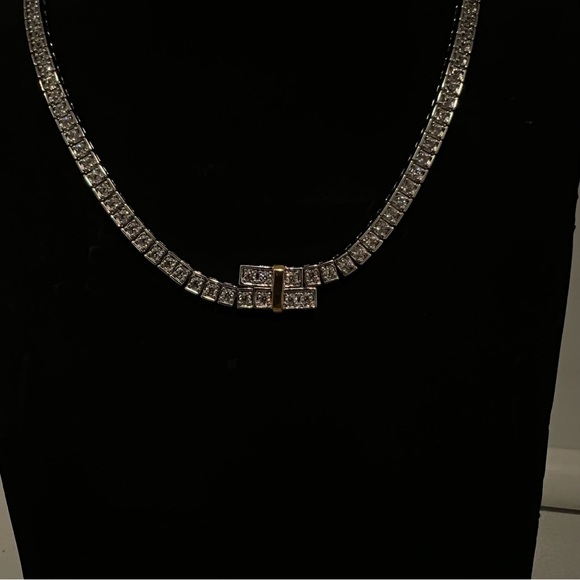 Tiffany&Co Style Tennis Necklace - Picture 4 of 6